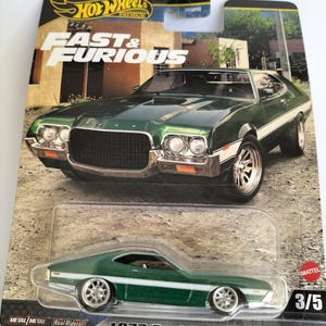 1972 Ford Gran Torino Sport/Land Rover Defender 90 F&F/Plumber Van The Super Mario Bros Movie Hot Wheels PREMIUM New Factory Seale