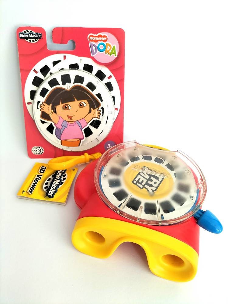 2006 Fisher-price VIEW-MASTER 3D Viewer and New Nickelodeon DORA the  Explorer 3 Reels Factory Sealed 
