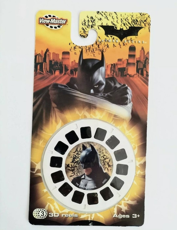 2005 Batman Begins VIEW-MASTER 3-D 3 Reels New Old Stock Factory Sealed 