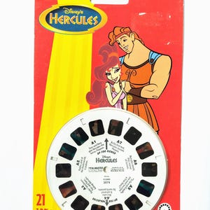 Lata 90. HERCULES/POCAHONTAS Tyco View-Master 3-D Nowy stary zapas Walta Disneya Nowy fabrycznie zapieczętowany