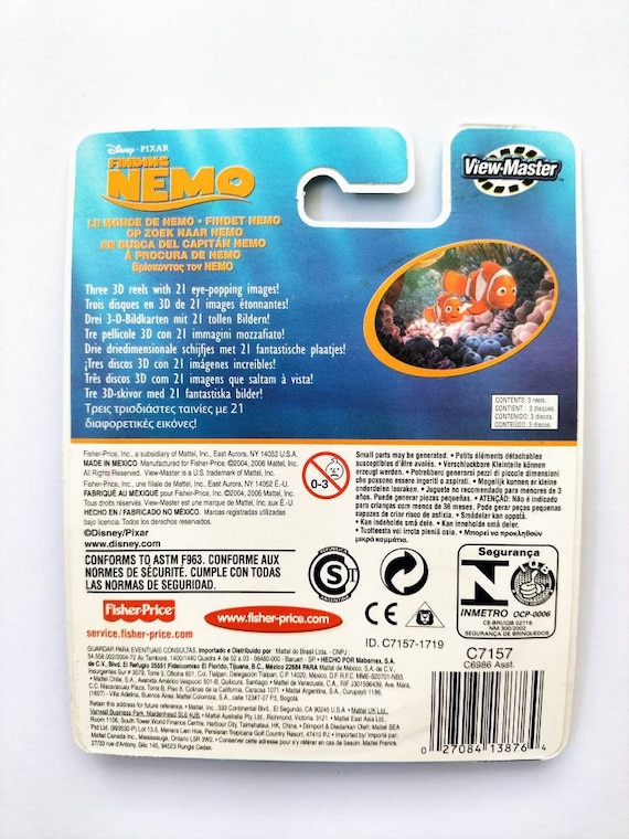 2006 Finding NEMO Mattel VIEW-MASTER Disney Pixar 3D Reels Factory Sealed  C7157 -  Canada