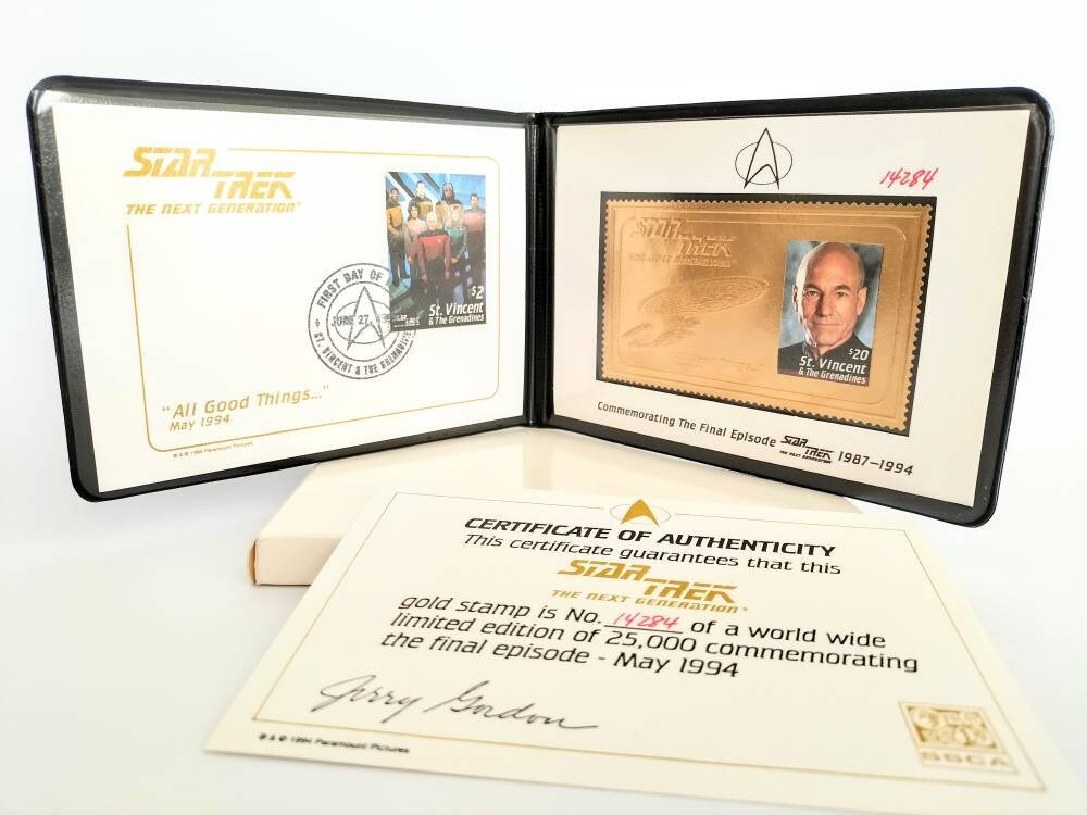 スタートレック　切手その1　Star Trek postage stamp Royal Mail Debuts Official Star Trek Stamps