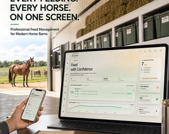EquiFeed Horse Feed Planner | Equine Barn Management Web App