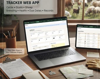 Livestock Herd Tracker Web App: Cattle, Goat & Sheep Records