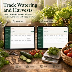 Garden Planner Web App Template: Raised Beds, Seed Planner & Harvest Log image 6