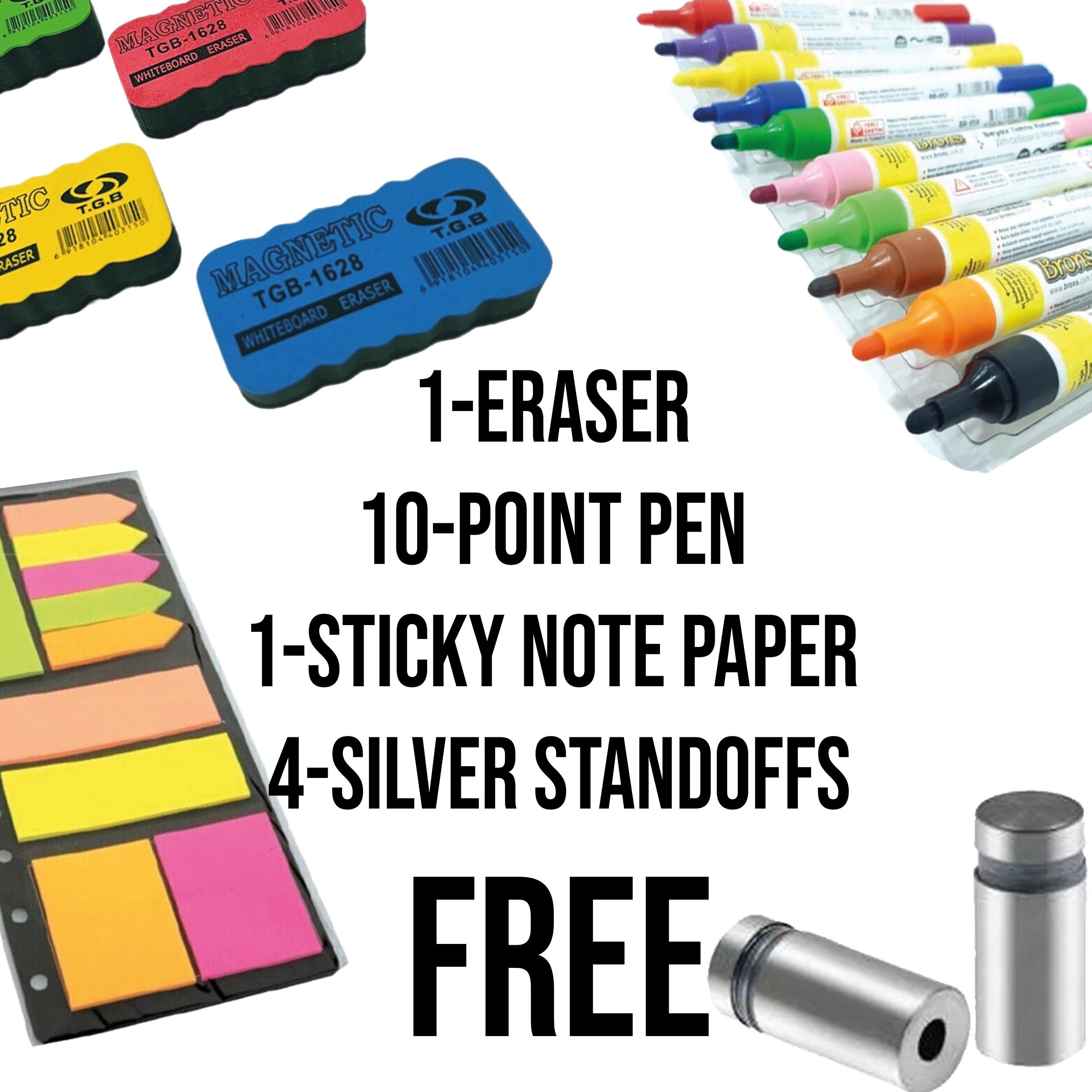 Premium Acrylic Weekly Planner, Dry Erase Weekly Calendar, Family Calendar for Wall, Notes, to