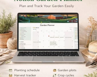 Notion Garden Planner: Vegetable Planting, Crop Cycles & Harvest Dates
