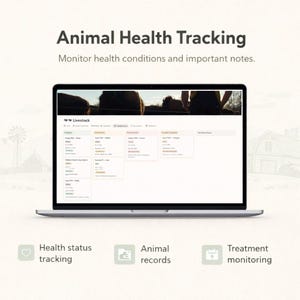 Health Status Tracking
Monitor health conditions and important notes.