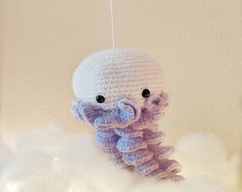 Jellyfish crochet pattern - Jellyfish amigurumi plushie