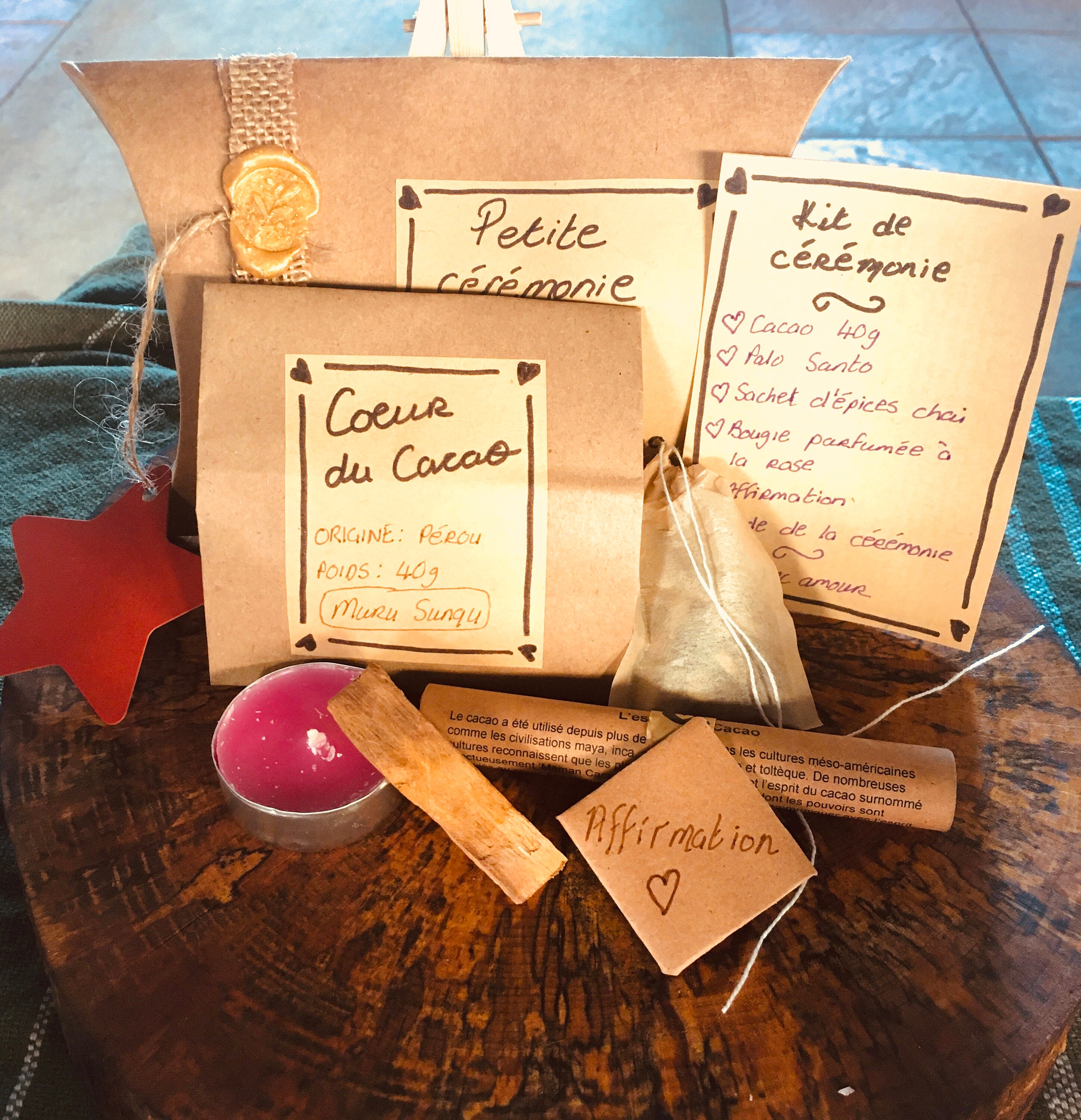 Petit Cérémonie Du Cacao/Cacao Ceremony Kit