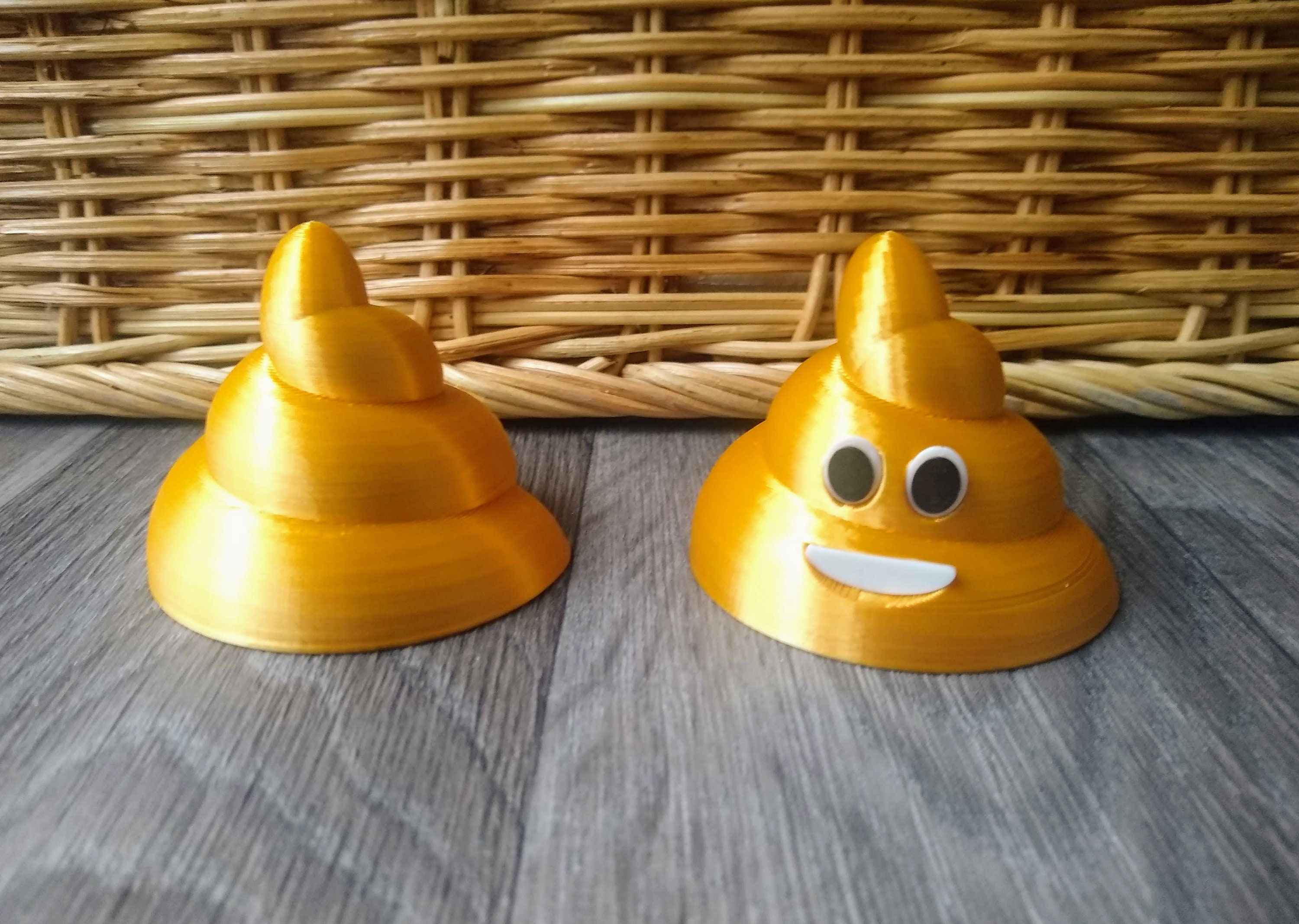 Golden Poop Emoji Golden Turd Poo Award Etsy UK