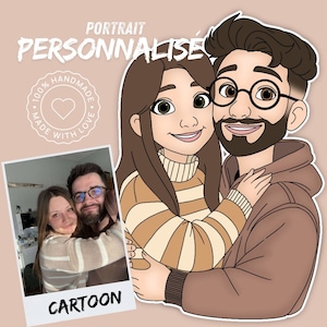 Portrait Personnalisé Cartoon