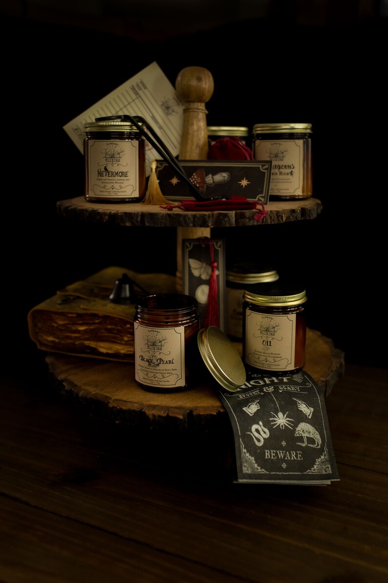 Dark Academia Candle Safe Candle Non Toxic Soy Candles Etsy