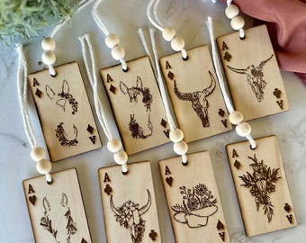 Western Rearview Mirror Charms