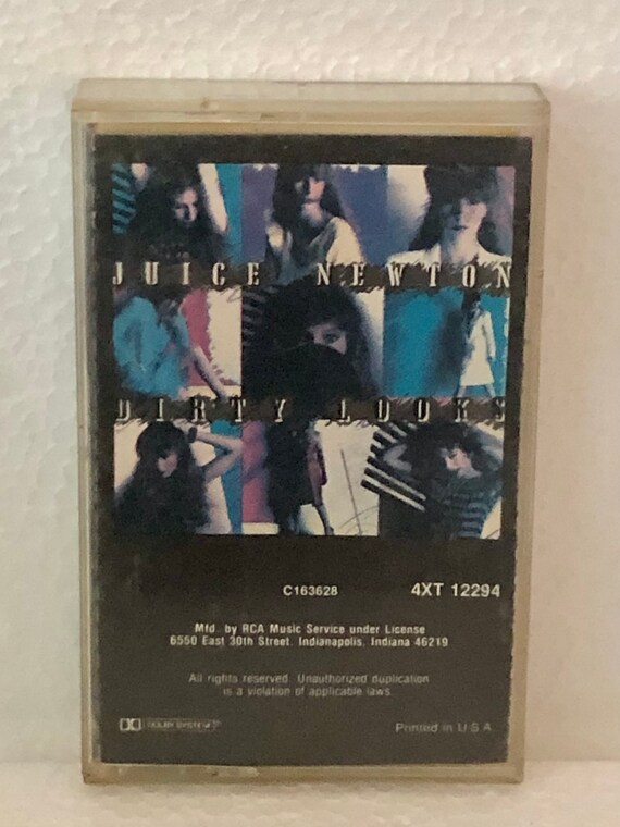 Vintage Juice Newton Dirty Looks Cassette Tape 1983 Etsy