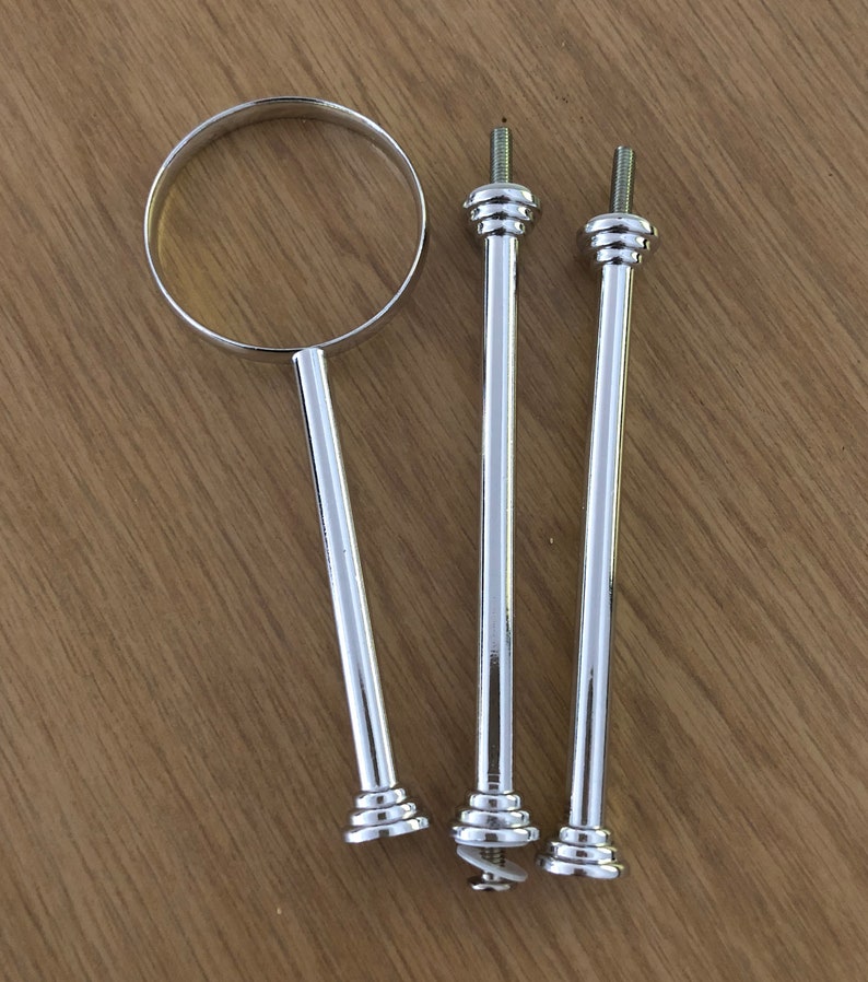 2/3 Tier Metal Cake Stand Fittings Gold/silver Finish 3 Designs Available Etsy New Zealand