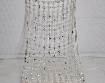 Heavy Net Dupatta, geborduurd spiegelwerk, bruidssjaal, Pakistaanse lehenga-accessoire Kareena kapoor-stijl