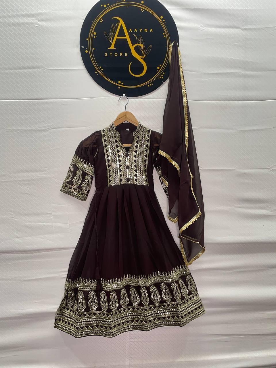 Pakistani Dress Black Frock - Etsy Ireland