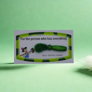 Belly button cleaner, customised birthday gifts, joke gift, funny novelty, Christmas stocking filler
