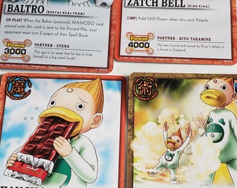 Zatch Bell Cards and Book 32 Cards - Etsy