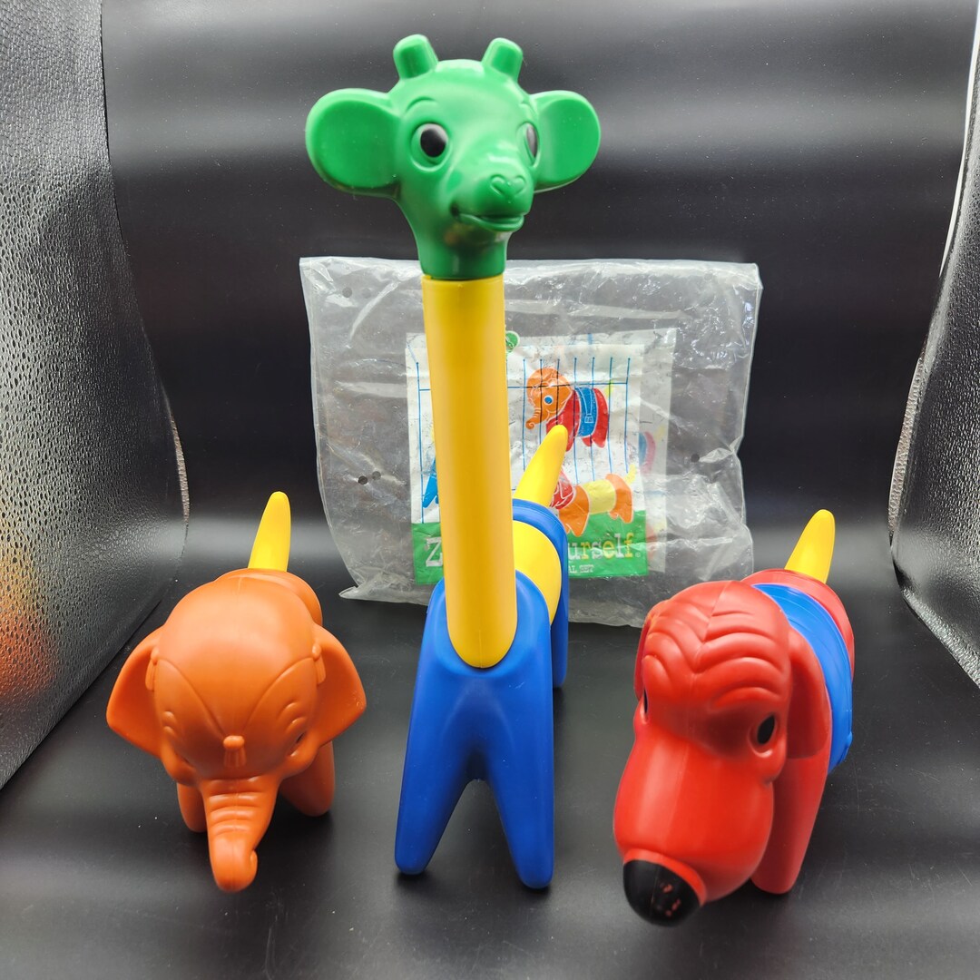 Vintage Tupperware Zoo It Yourself Animals 1960's Original Etsy