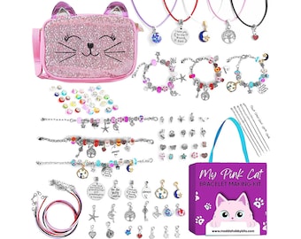 Charm Bracelet Making Kit Girls Beads for Jewelry Making Kit