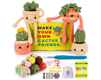Wobbles Crochet Kit Beginner Crochet Start Kit Knitting Kit DIY