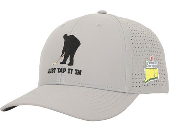 Gorra de golf Just Tap It In Happy Gilmore: talla única para la mayoría: gorras de golf divertidas para hombres, regalo para golfistas