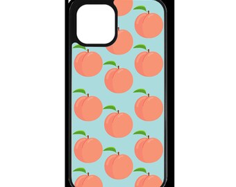 Blue Peach iPhone Case