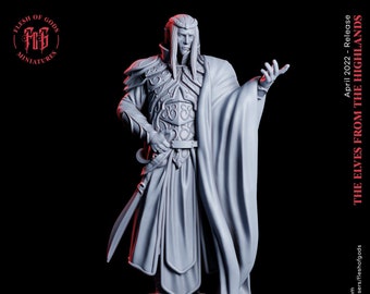Highborn elf / The Elves from the Highlands / Flesh Of Gods / Miniatures