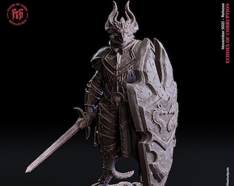 Altair, Dragonborn Paladin / Echoes of Corruption / Flesh Of Gods / Miniatures