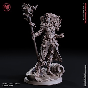 Tasha, Human Artificer / The Hadonium Mines / Flesh Of Gods / Miniatures