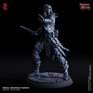 Sidney, Ghostbane Sentinel / Dungeons & Terrors 2 / Flesh Of Gods / Miniatures