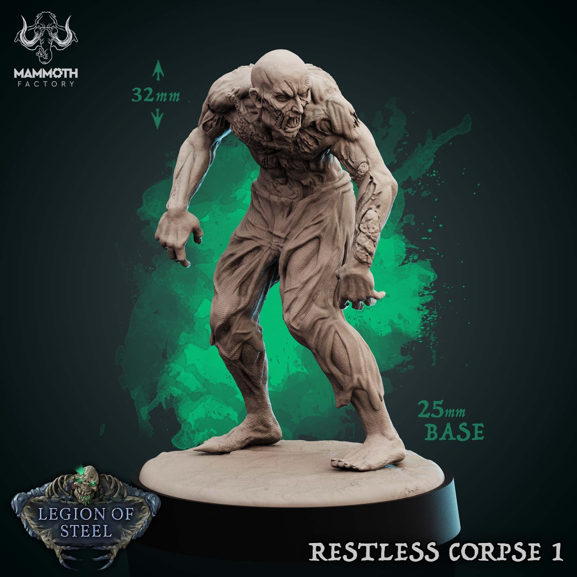 Restless Corpse / Legion of Steel / Mammoth Factory / Miniatures