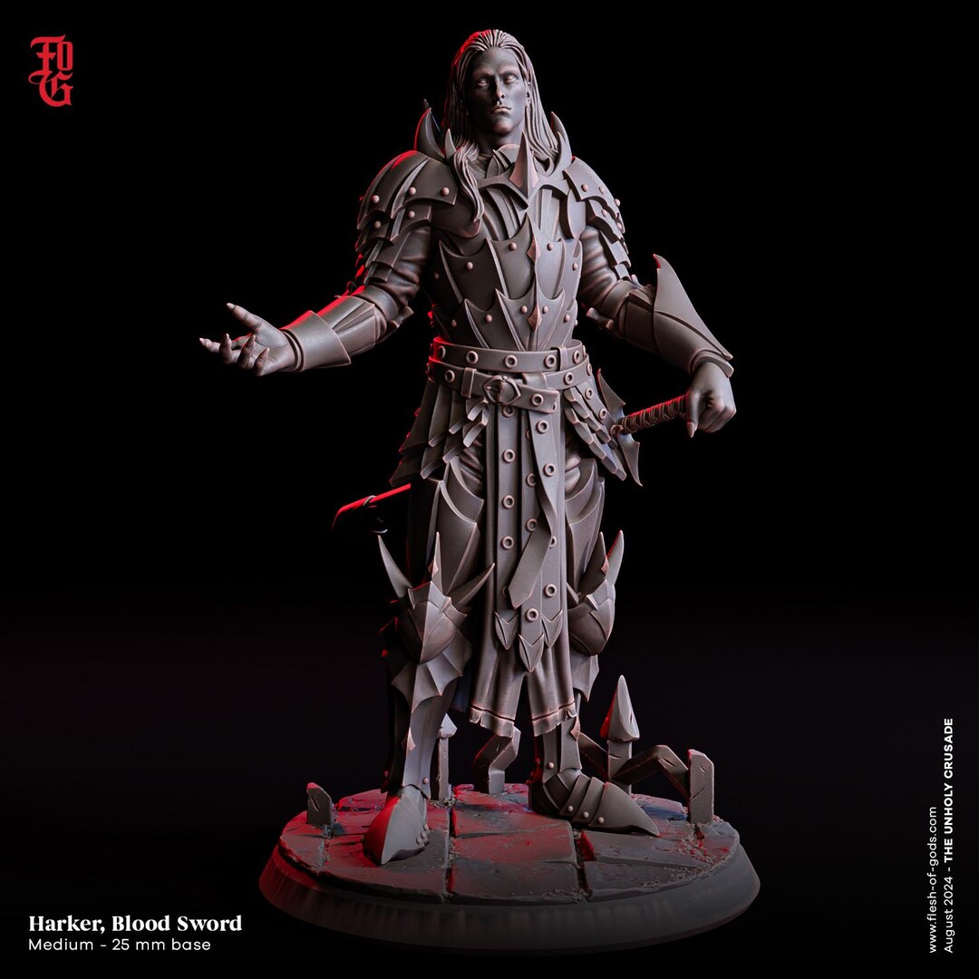 Harker, Blood Sword (vampire Fighter) / the Unholy Crusade / Flesh