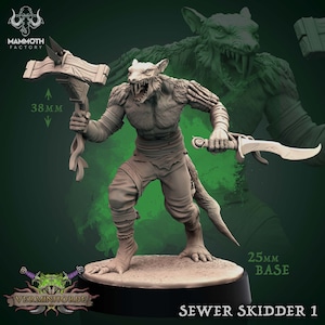 Rioolskidder / Verminhorde / Mammoth Factory / Miniaturen / D&D