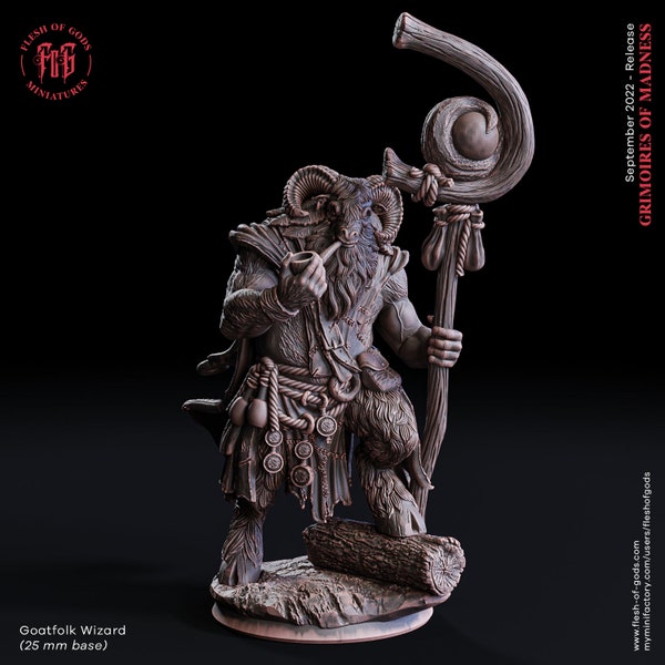 Mago de los hombres cabras / Grimorios de la locura / Carne de dioses / Miniaturas