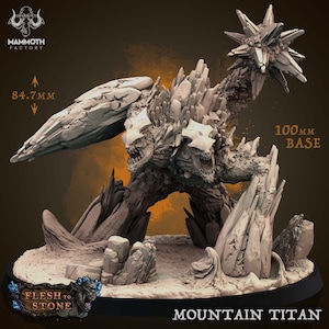 Mountain Titan / Flesh to Stone / Mammoth Factory / Miniaturen / D&D
