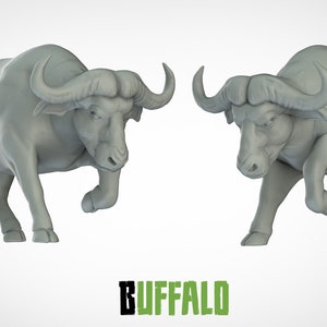 Buffalo / Animals / 3D IPStudios / Miniatures / D&D