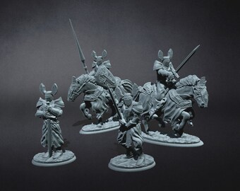 Medieval knights set 5 / Siege and Chivalry / Philip Sin / Miniatures / D&D