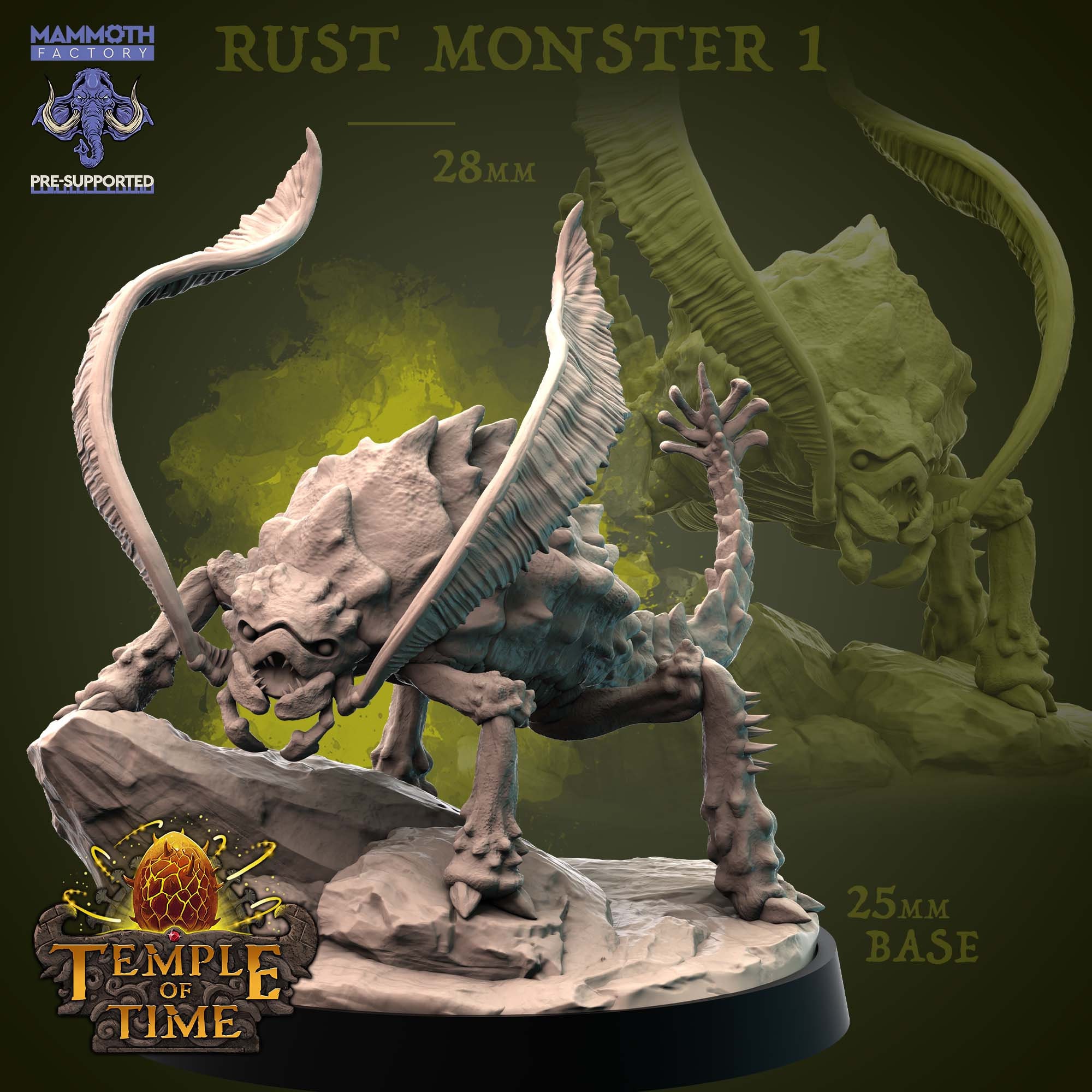 Rust Monster / Temple of Time / Mammoth Factory / Miniatures / D&D - Etsy  Denmark