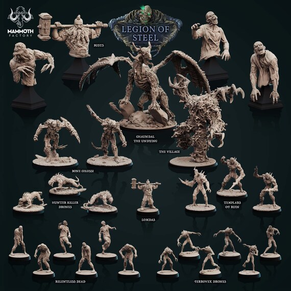 ホワイトメタル WAR MAMMOTH OF THE UNDEAD LEGION Grenadier Undead Imperial Guard Mammoth [PICS]