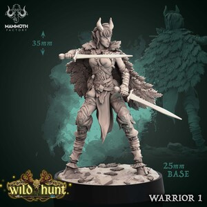 Krijger / Wilde jacht / Mammoetfabriek / Miniaturen / D&D