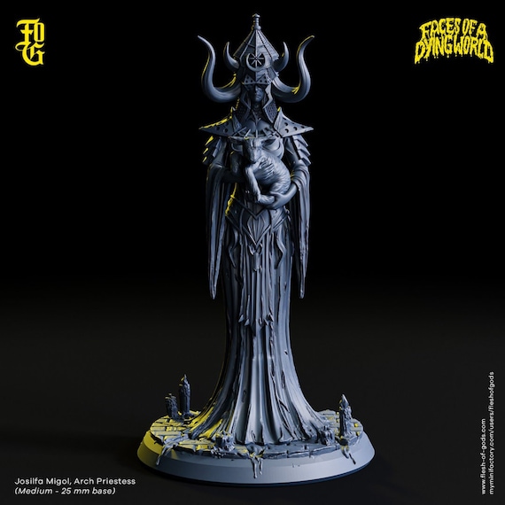 Josilfa Migol, the Arch Priestess / Faces of A Dying World - Mörk
