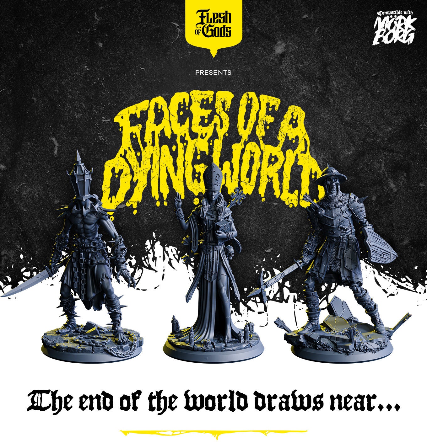 Berserker / Faces of A Dying World - Mörk Borg / Flesh of Gods