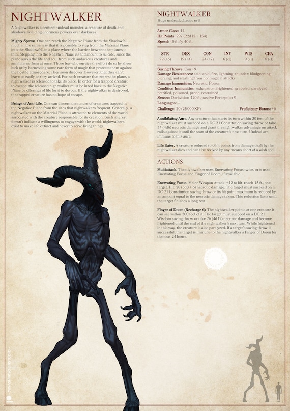 Nightwalker Tibia Nightwalker Lifelike