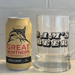 パーソナライズされたビールジョッキ