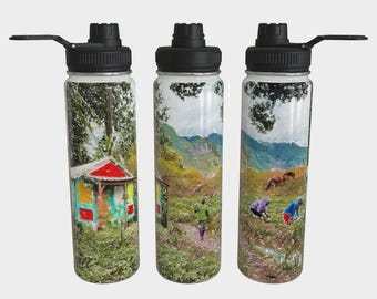 Tropical Life Edelstahl Trinkflasche