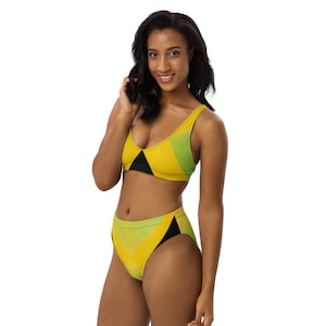 Jamaican high-waisted bikini