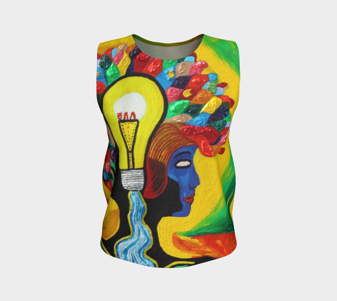 Loose Tank Top - Art by Artist, Jean-rené Rinvil - Etsy